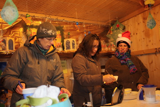 stand am christkindlmarkt